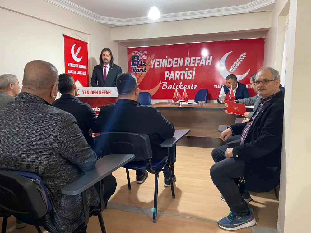 YENİDEN REFAH PARTİSİ İL DİVANI TOPLANDI.