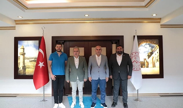 UYAFA HEYETİNDEN AĞRI VALİSİNE ZİYARET.