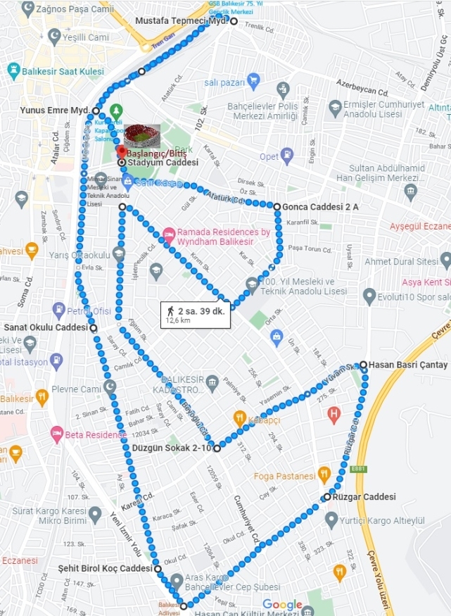 15. İSMAİL AKÇAY YOL KOŞUSU 3 EYLÜL GÜNÜ KOŞULACAK