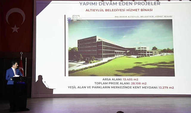 BAŞKAN AVCI; VİZYON PROJELERİNİN SUNUMUNU YAPTI