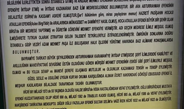 İMAM BİRGİVİ HAZRETLERİ